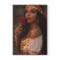 Gypsy Rose A5 Softcover Notebook — Bohemian Rose Moon Journal